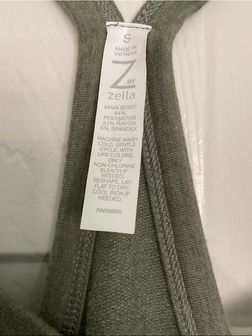 Zella change of Heart Jumpsuit - Small - Olive Night Heather - Picture 2 of 4